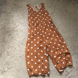 Old navy polka dot jumpsuit